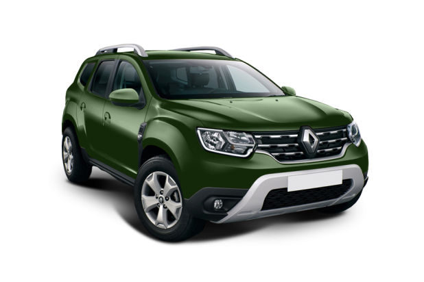 Renault Duster в цвете Зеленый