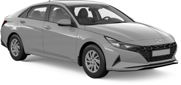 Hyundai Elantra в цвете серый fluid metal