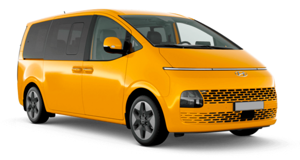 Hyundai Staria в цвете Dynamic Yellow