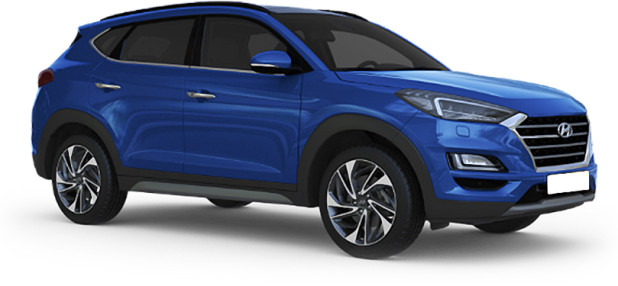 Hyundai Tucson в цвете mineral blue
