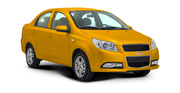 Chevrolet Nexia в цвете ﻿Желтый