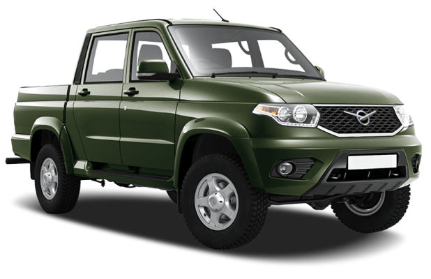 УАЗ Pickup в цвете Зеленый металлик