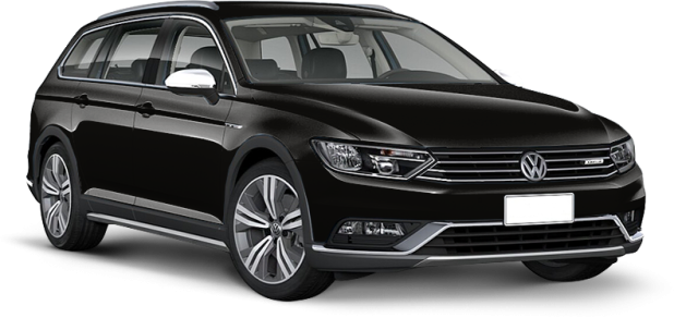 Volkswagen Passat Alltrack в цвете deep black