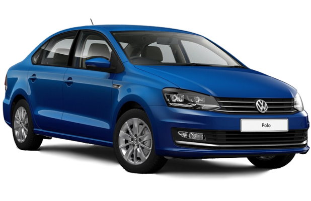 Volkswagen Polo в цвете Синий Reef, металлик